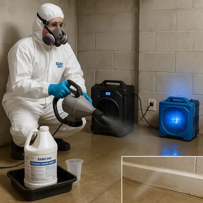Sanitization and Odor Removal process in Kensington, MD